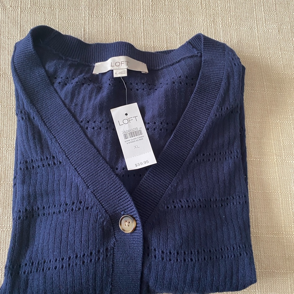 LOFT Women's Navy Sweater
